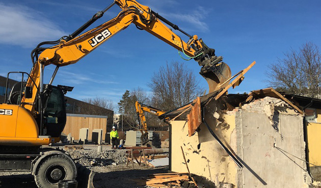 Miramix tar hand om rivningsarbetet