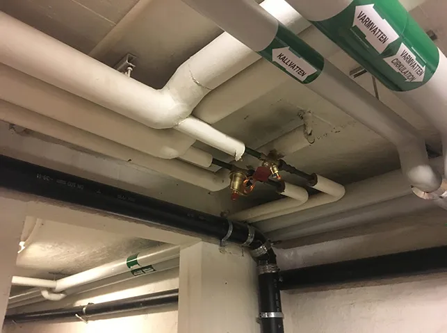rör med asbest
