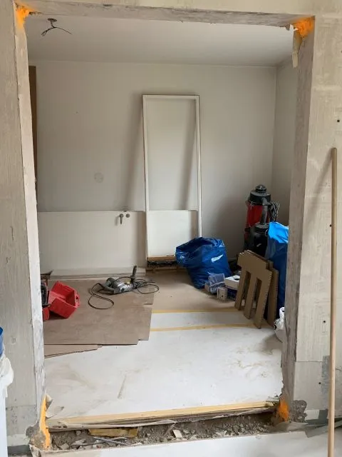 öppning i betongvägg