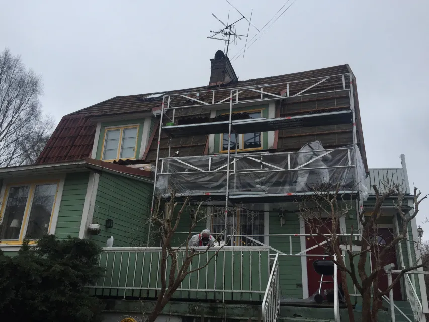 rivning och sanering av hus