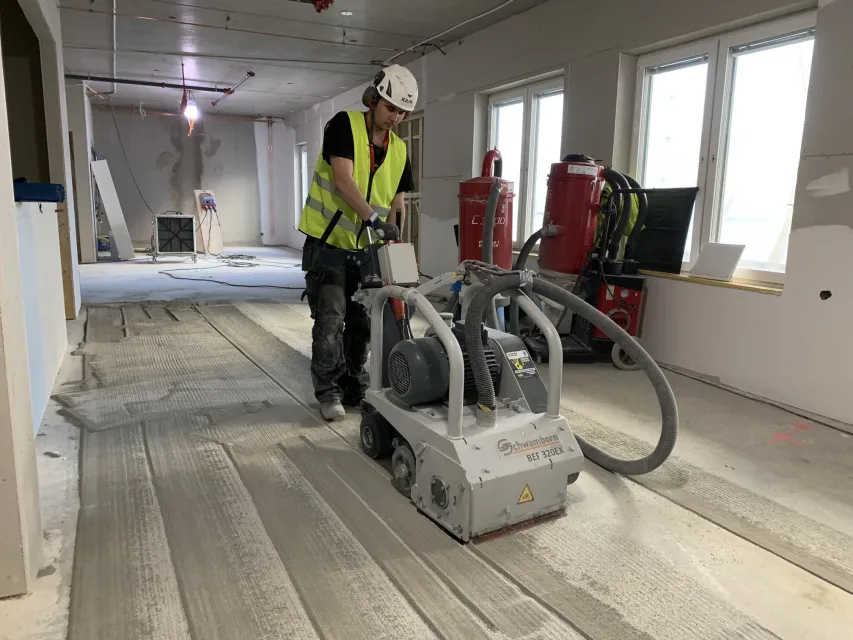 slipning av betonggolv