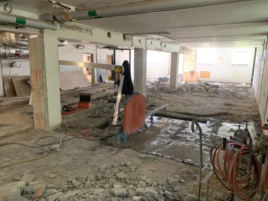 rivning betonggolv