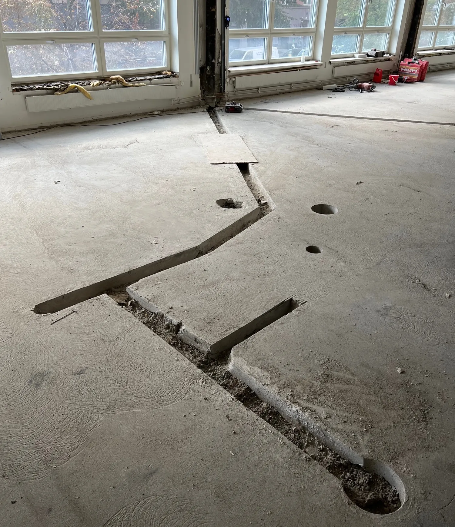 Betonghåltagning