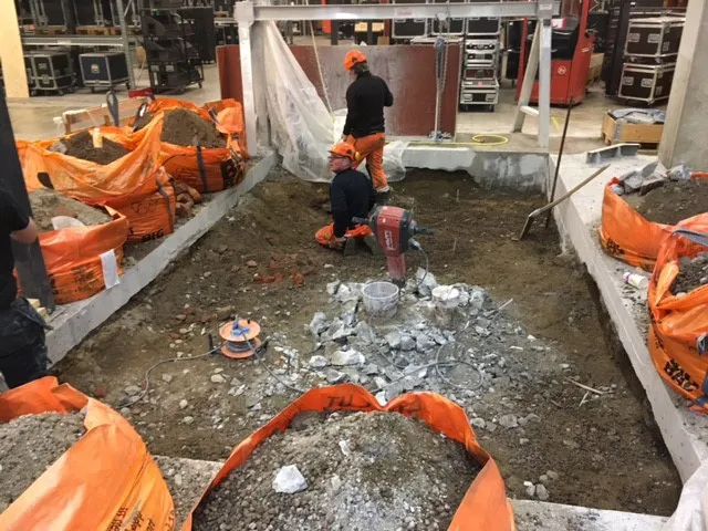 håltagning betongplatta