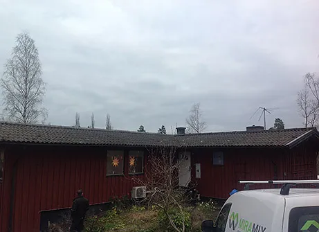 rivning av eternittak