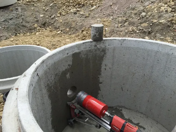 Betonghåltagning