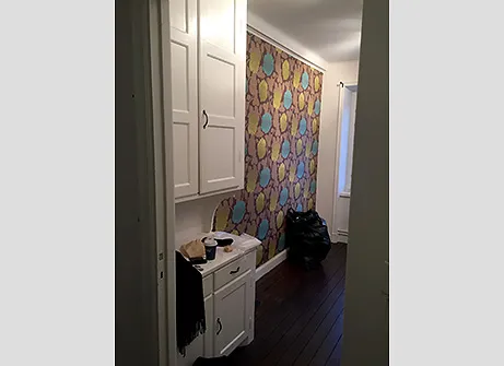 Rivning inför ombyggnad