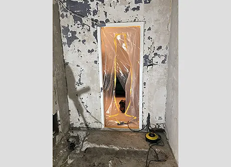 Slipning av väggar och golv