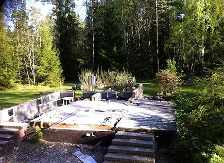 Rivning villa