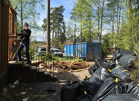 Avfall vid rivning