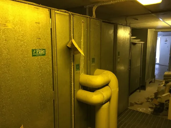Rivning ventilation