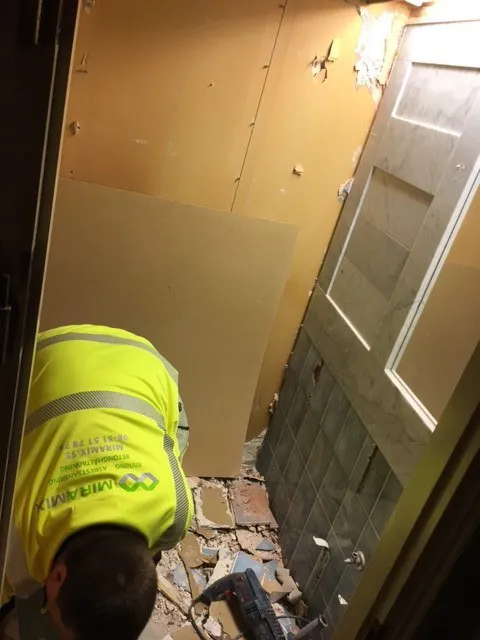 rivning av badrum