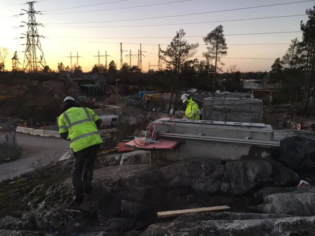 sågning av betong